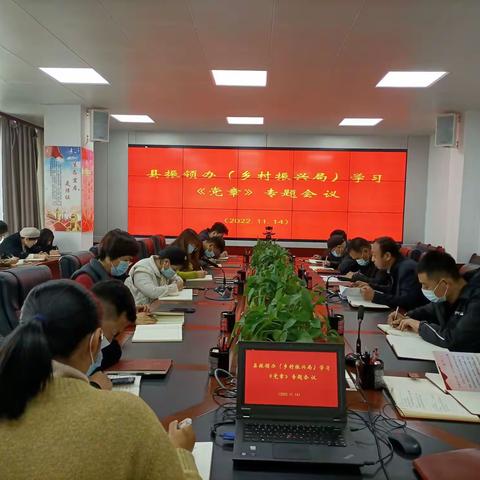 县振领办（乡村振兴局）召开专题会议