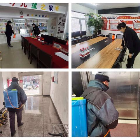 开平街道响应号召开展公共场所消杀工作 筑牢疫情防控安全防线