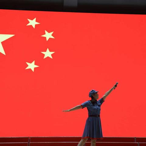 东营区福兴幼儿园举行建党100周年庆典