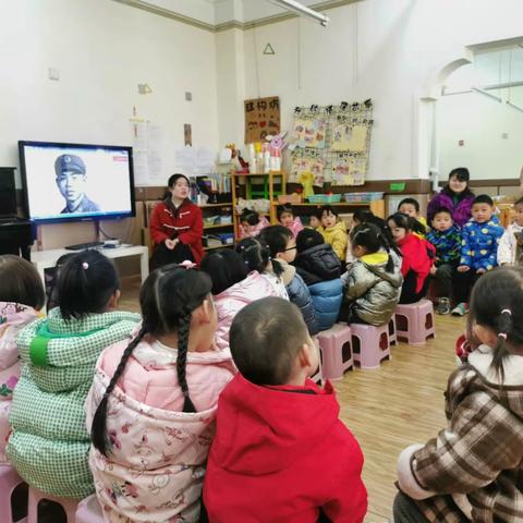 【知雷锋，学雷锋】——江北新区阳光幼儿园小五班学雷锋活动