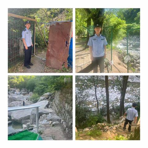 滦镇派出所开展河道劝返工作