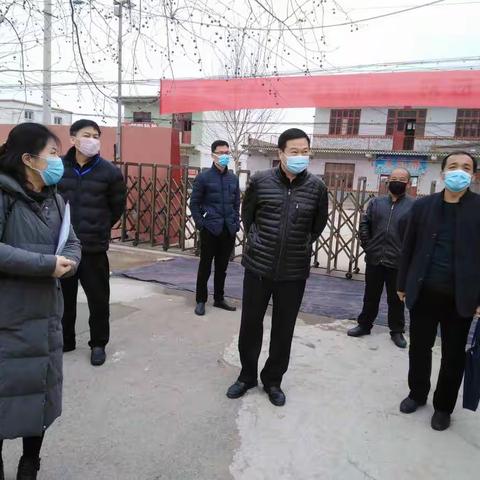 区教体局督导检查道口铺学区疫情防控工作