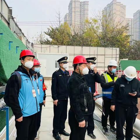 消防安全重于泰山——部门联动开展网格在建工地消防安全检查