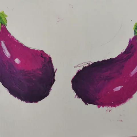 宝贝油画棒画作展示②