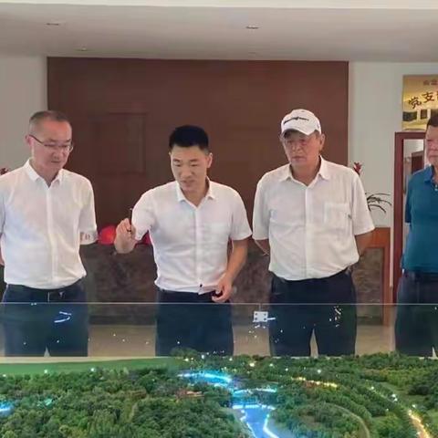 市委常委陈明到和庆镇调研指导金林通航产业项目建设