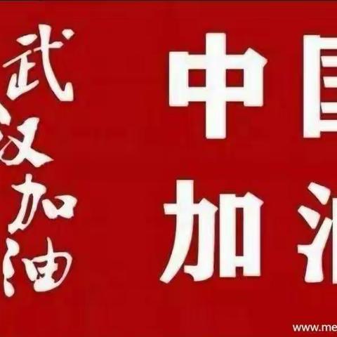 中国加油！武汉加油！