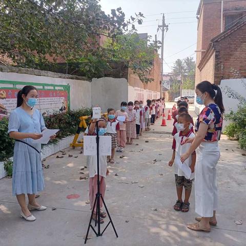 红庙镇普营小学疫情防控演练
