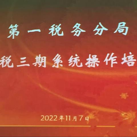 金税三期业务培训