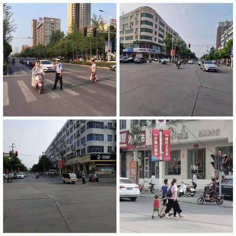 向不文明交通行为说"不"——行人闯红灯、交警来劝导