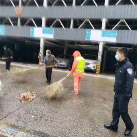 启动紧急预案 全力做好后勤保障