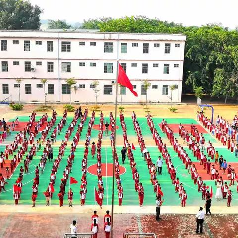 建国70周年，奋进新时代。——公爱农场中心学校，献礼祖国妈妈系列活动。