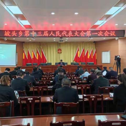 行使代表权利 不负人民厚望—— 坡头乡第十三届人民代表大会第一次会议胜利召开