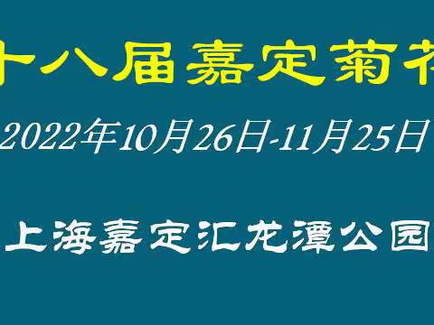 2022.10.26.上海嘉定第十八届菊花展