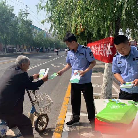 邯郸市生态环境局魏县分局开展普法宣传活动