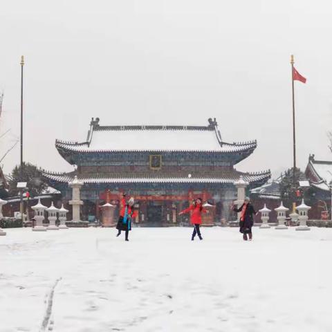 大开元寺银装素裹美如画