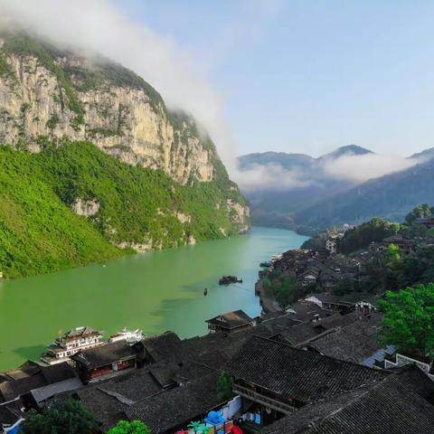 乌江画廊 龚滩古镇