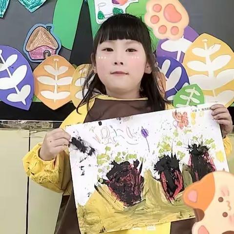 合肥瑶海爱博尔幼儿园23年春季普通绘画课第四课《猴面包树》