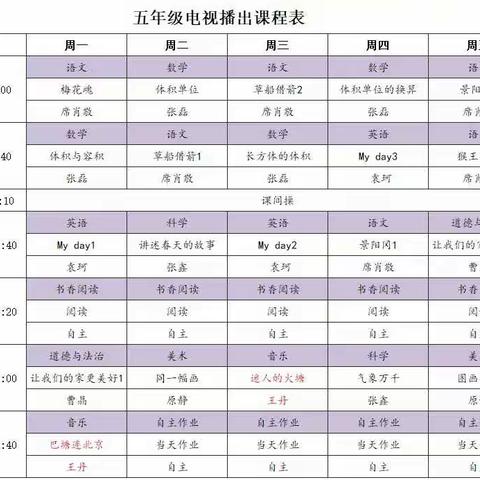 临淇镇南园学校五年级“停课不停学”工作总结