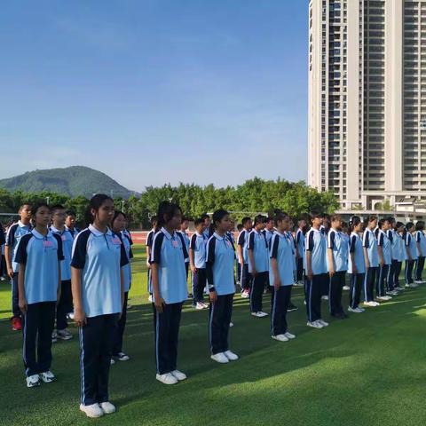 柳城中学2022级初一2班军训会操集锦&开学典礼