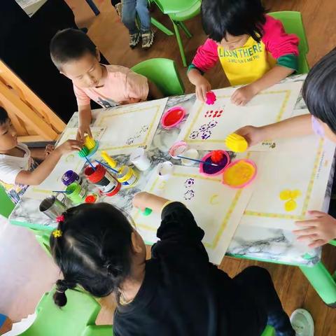 本周美术活动(水果餐巾)