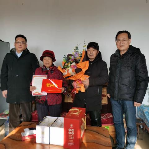 淄博分公司党委委员、纪检组长看望慰问集团国际分公司员工父母