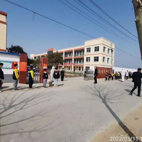 强镇筑基，周营在行动——单楼小学疫情防控应急演练