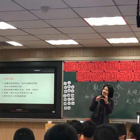 鸿雁计划——北京市特级教师京郊校本指导行动延庆项目张红特级教师工作室课例研修活动（七）