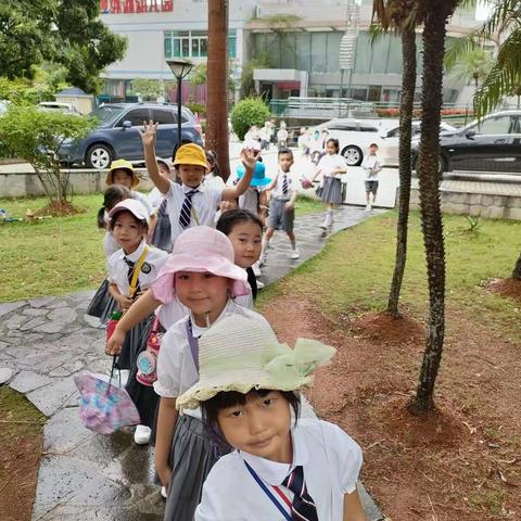 海口外滩幼儿园❤️大大二班❤️之幼小衔接参观观澜湖双优学校🏫