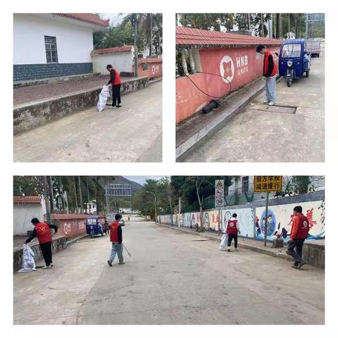 畅好乡继续开展环境卫生整治活动