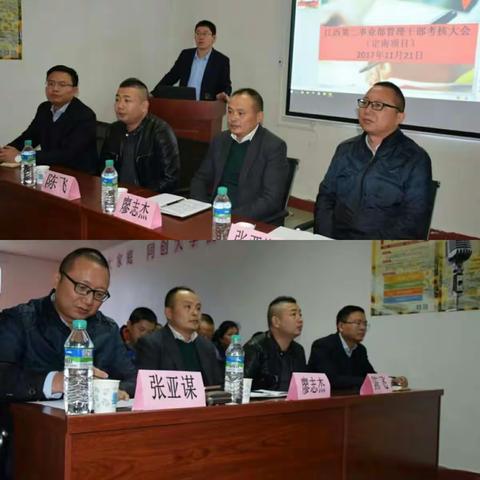 江西第二事业部管理干部考核大会