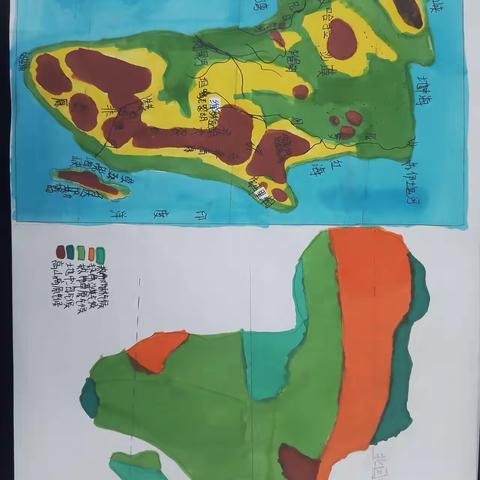 不负春光——潍水学校地理绘图比赛