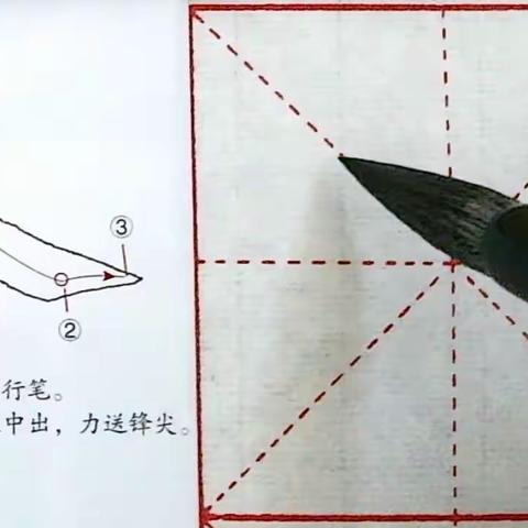 捺画、折画练习