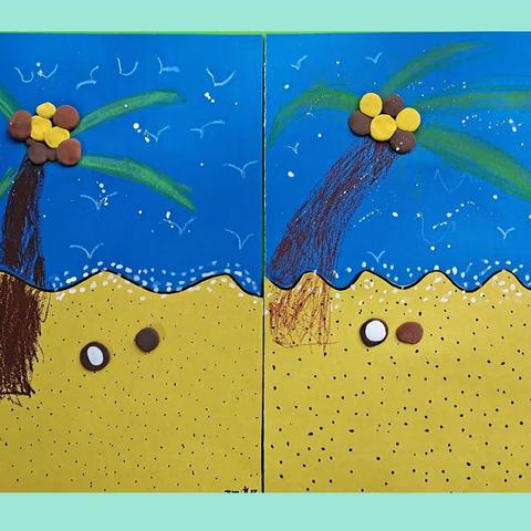 甘泉幼儿园中四班美工作品