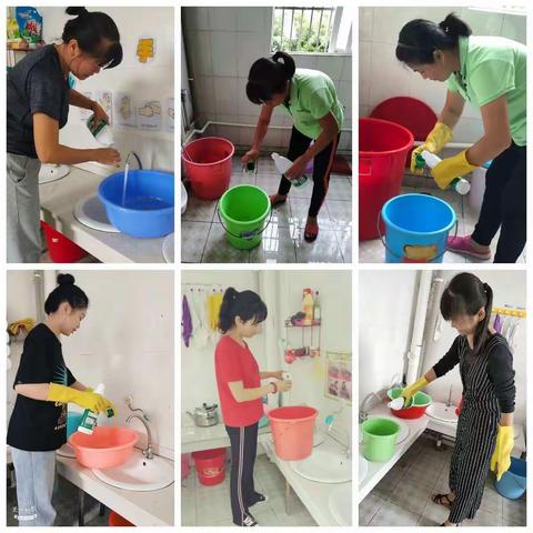 定安县机关幼儿园预防秋季传染病消毒工作