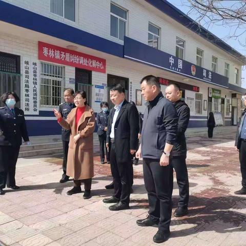 省司法厅验收组到枣林镇验收新时代“六好司法所”创建成果