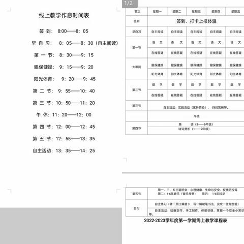 凝心聚力战疫情，线上教学共成长——舍力镇中心校线上教学纪实