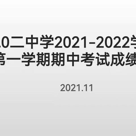 任重道远、砥砺前行—初一年级期中成绩分析会