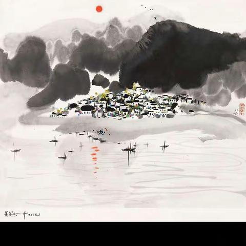 水墨练习-四年级美术课