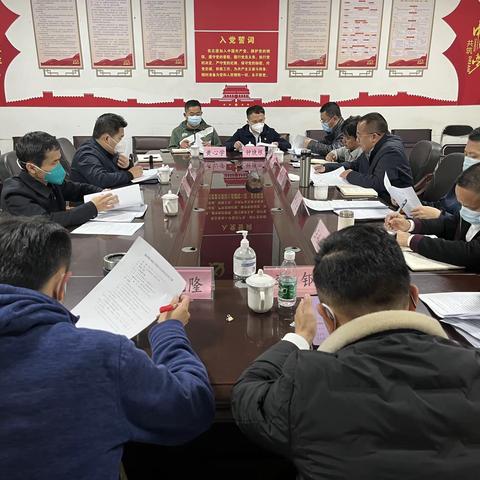 龙河镇召开2022年度党员领导干部民主生活会