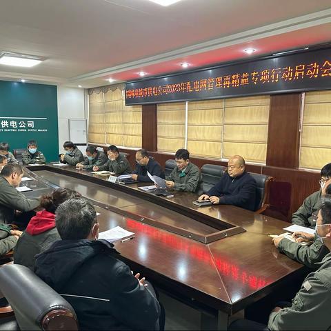 项城公司召开配电网管理再精益专项行动启动会