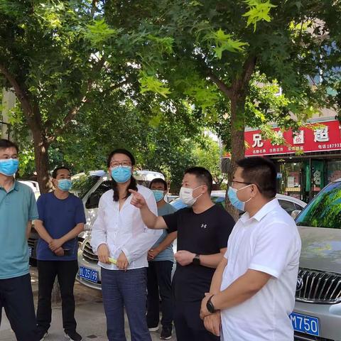 二级网格长、县委常委、纪委书记宋红妍督查城市社区环境卫生整治工作