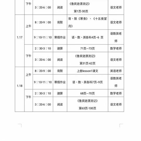 线上线下   双管齐下            一一一淅川县第七小学寒假教师督学活动纪实