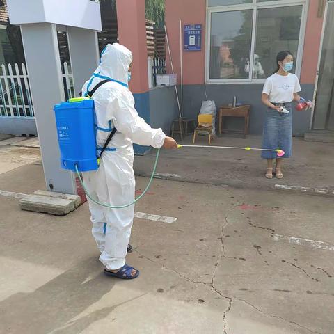 旺疃小学防疫演练