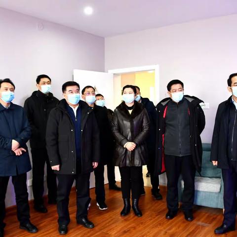 省教育厅副厅长刁玉华一行深入罗山高中新校区调研指导工作