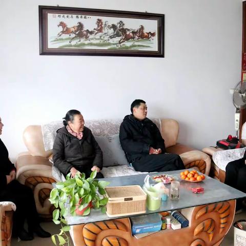 岁寒走访传温情  新春慰问暖人心