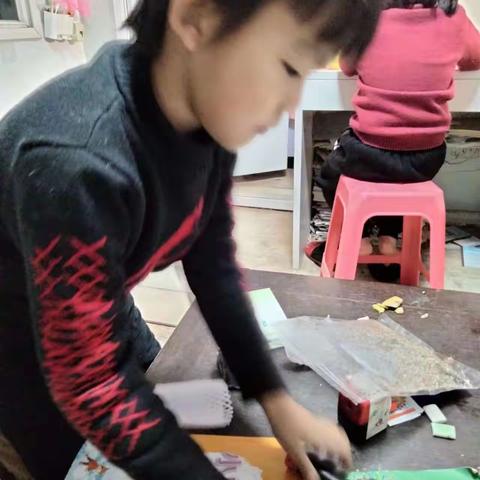 西吕营镇中心校屯庄营小学三年级孝心作业