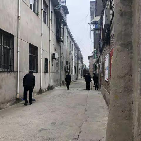 电力社区包联单位进小区联合社区开展创文创建日常工作