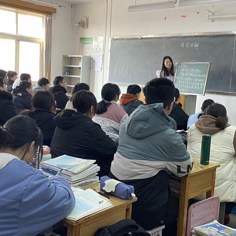 ［春风化细雨，营中飘书香］——记县教研员领导莅临营丘镇中学视导工作