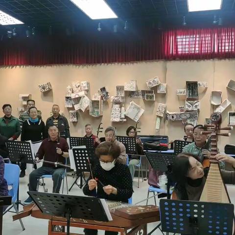 番禺金秋艺术团2021年11月25号在市桥文化中心排练实况记录