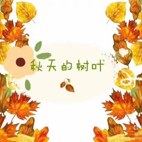 立立幼儿园《一叶知秋，与落叶🍂共舞》                 大四班树叶粘贴画活动